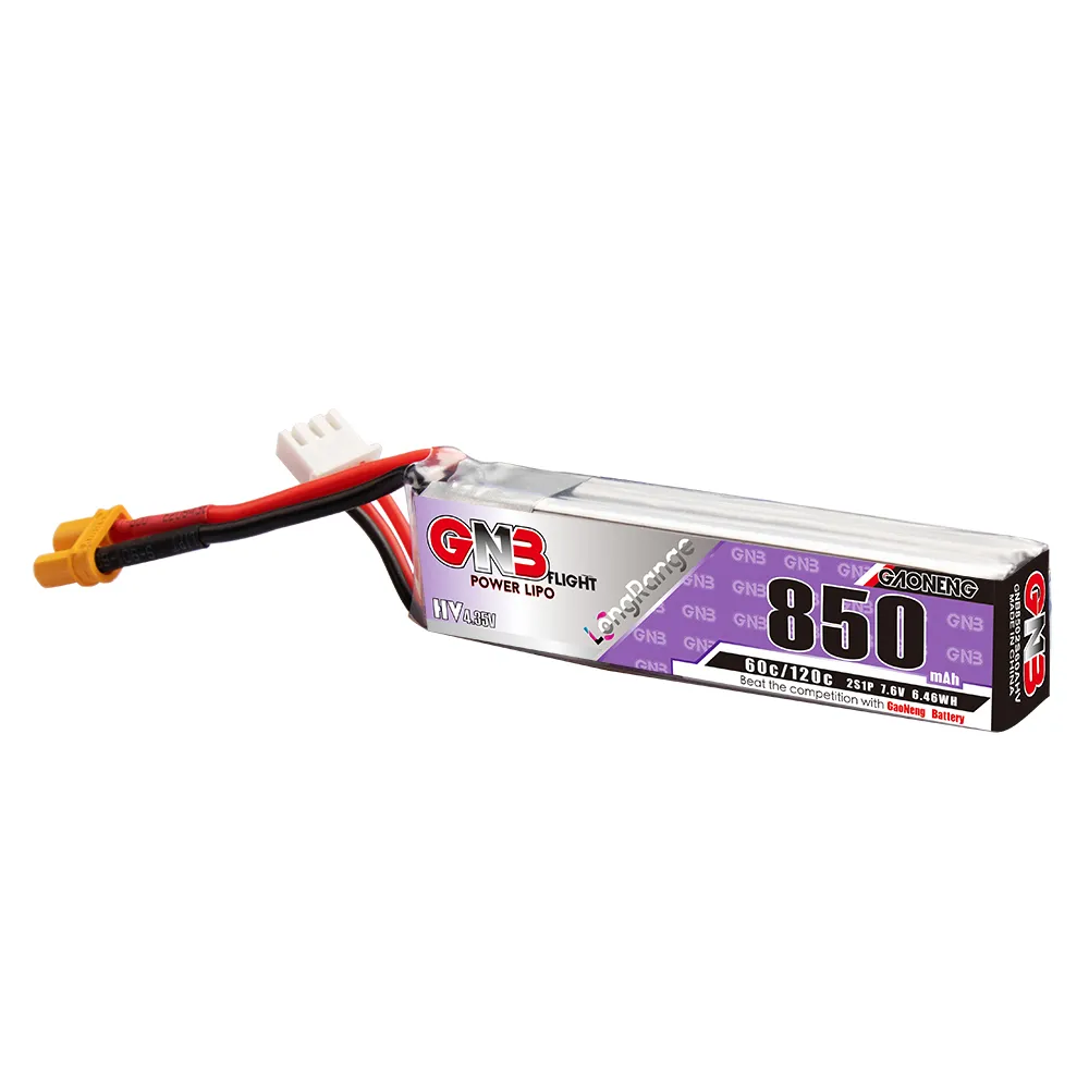 가오넹 GNB 리포 배터리 850mAh 2S 7.6V  - Drone Kit Long Range 리뷰 및 가격